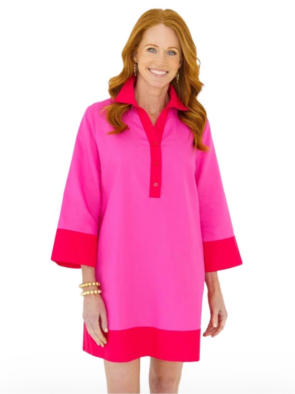 Caryn Lawn Carrie Dress- Pink